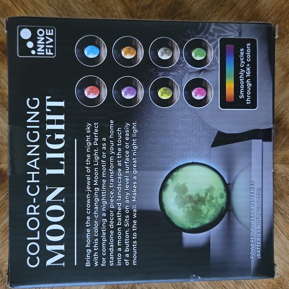 Color Changing Moon Light - Picture 2 of 5